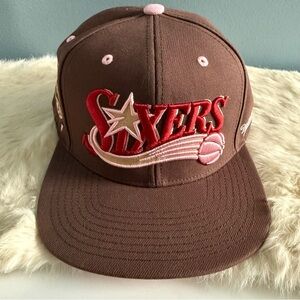 Mitchell & Ness Philadelphia 76ers Anniversary Hardwood Classics Fitted Hat